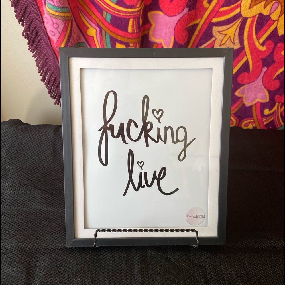 Fucking live wall art